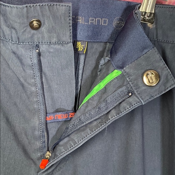 New Zealand’s Men's Navy Pants Joggers Stretchy Size 35/32 Navy - Picture 6 of 9